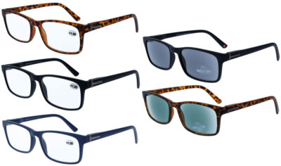 Lesebrille Montana MR73 inkl. Etui mit Sonnenschutz-Option +1,0 bis +3,5 | NEU
