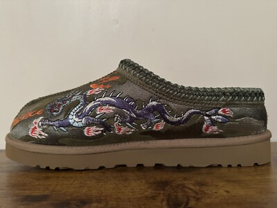 PALACE x UGG TASMAN SLIPPER BURNT OLIVE CAMO SIZE M 10 / W 11