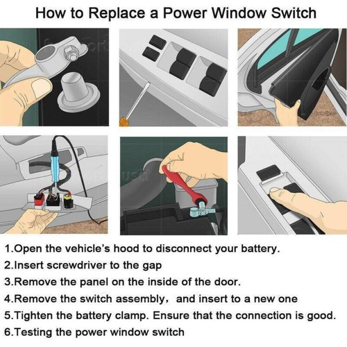 25401-1BN1C NEW POWER WINDOW SWITCH FOR Nissan Infiniti FX35 CLS51,QX50,Q60,QX70 - Picture 10 of 10