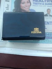 FESTINA WOODEN WATCH BOX HIGH END BOX ONLY NO WATCH CASE PACKAGE PREOWNED SALE 