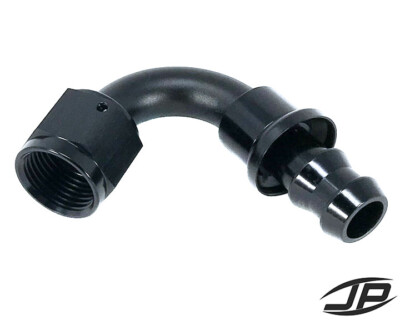 10 AN 120° Push Lock Hose End Fitting