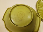 Vintage Tupperware Square Servalier With Starburst Snap Lock Lid Harvest Green — photo 4