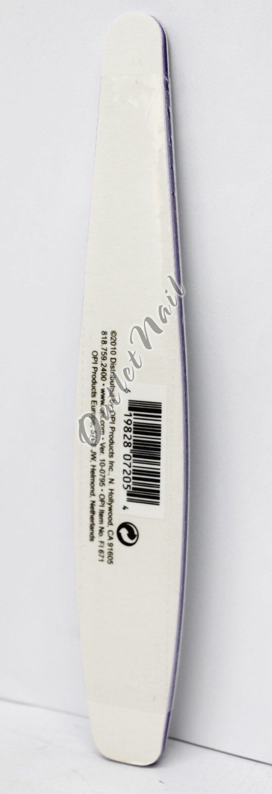 OPI Nail File Tools Edge Silver 180/400 Grit Cushioned Board Files 1