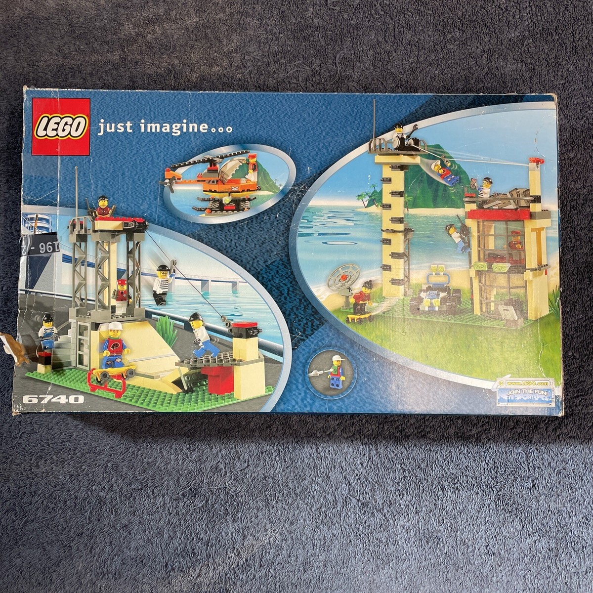 LEGO Island Xtreme Stunts 6740 Xtreme Tower 99.99% Complete W/Box 