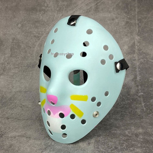 Blue Halloween Freddy Jason Mask Scary Hockey Party Mask Friday 13th Full Mask