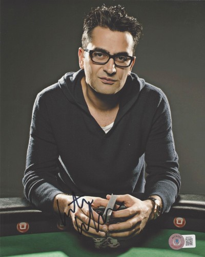 ANTONIO ESFANDIARI SIGNED WSOP POKER PLAYER SIGNED 8x10 PHOTO 4 BECKETT antonio-esfandiari-signed-wsop-poker-player-signed-8x10-photo-4-beckett