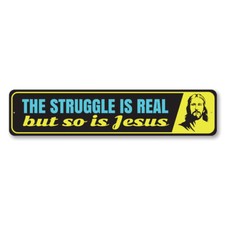 Funny Jesus Sign, Inspirational Sign, Christian Metal Sign