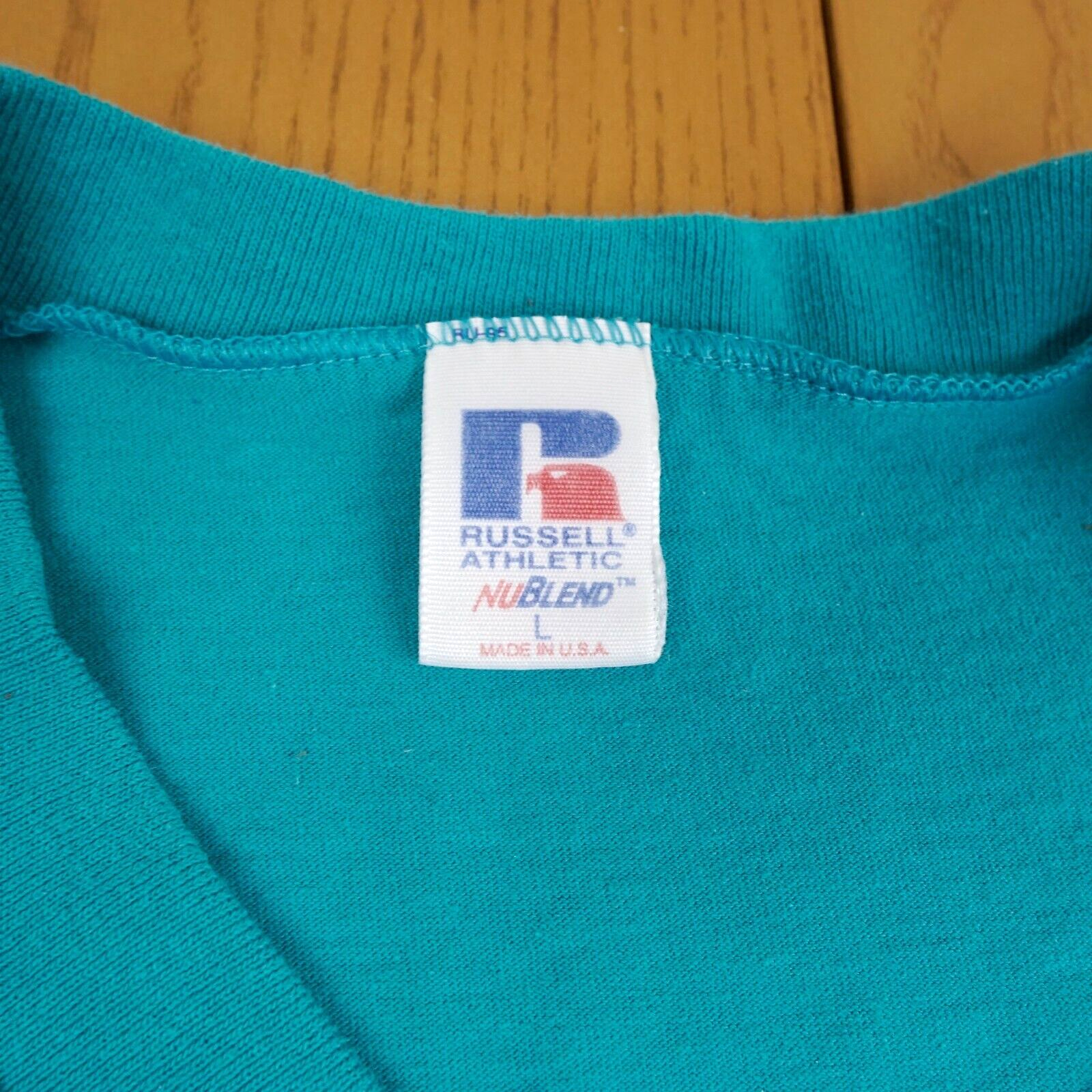 T shirt vintage Florida Marlins grande blu 2000 y2k Pony League Baseball Little