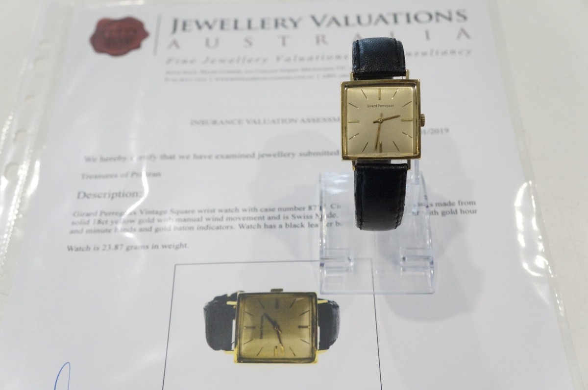 Vintage Girard-Perregaux 18K Solid Gold Manual Wind 27mm Watch | eBay