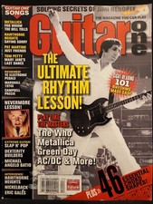Guitar One Magazine April 2006 The Who Metallica Green Day