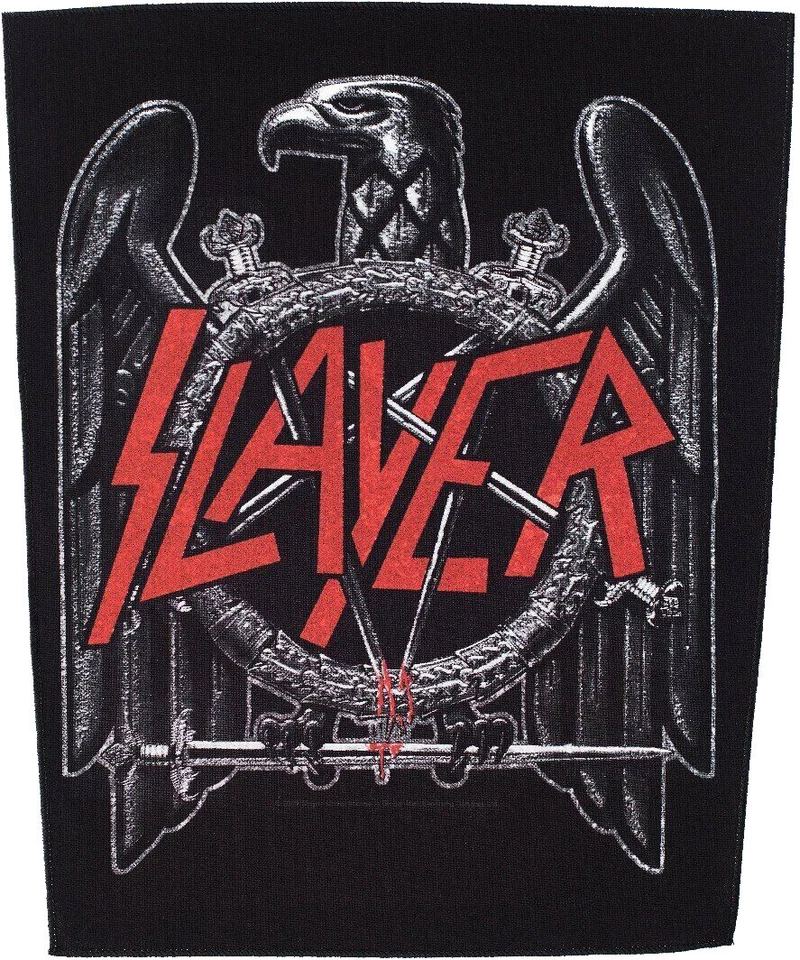 RAZAMATAZ Slayer - Black Eagle - 14" x 11" Printed Back Patch
