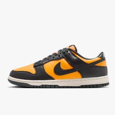 Nike Dunk Low Retro Leather Shoes 'Sundial/Black' (HF5441-700) Expeditedship