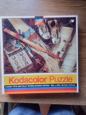 Kodacolor 550 pieces puzzle Native American Handiwork 18