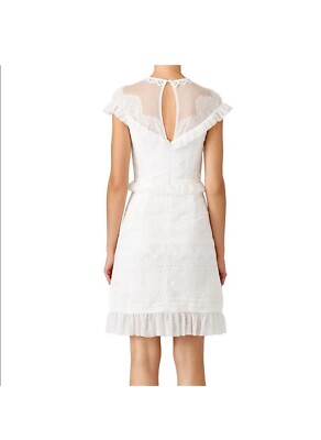 Three Floor White Lace Dress Women's Size 0 | eBay