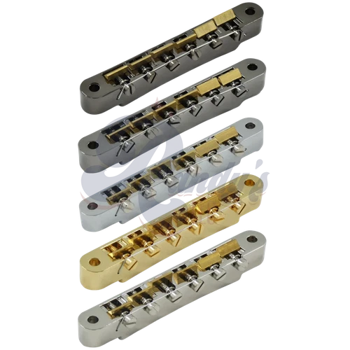 Advanced Plating | ABR-1 Bridge w/ Raw Brass Saddles (Wired) - Fits Gibson®