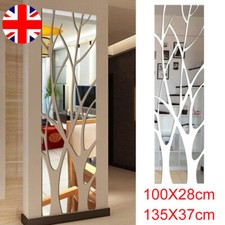 3D Tree Mirror Wall Sticker Removable DIY Art Decal Home Decor Mural Acrylic W