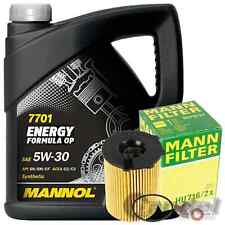 MANN ÖLFILTER+5L 5W30 ÖL passend für CITROEN PEUGEOT FORD FOCUS 1.4+1.6 HDi TDCi MANN ÖLFILTER+5L 5W30 ÖL passend für CITROEN PEUGEOT FORD FOCUS 1.4+1.6 HDi TDCi