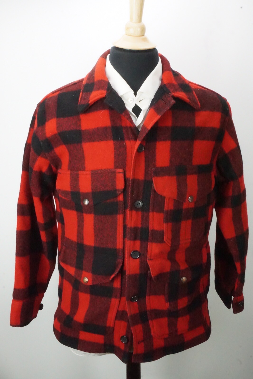 Veste cruiser vintage CC Filson Mackinaw M/L laine rouge