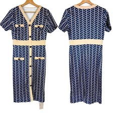 NWT Emery Rose Shein Navy Dress M