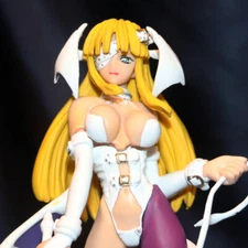 YUJIN CAPCOM Real Figure Vampire Savior Darkstalkers Morrigan Leather Wihte Rare