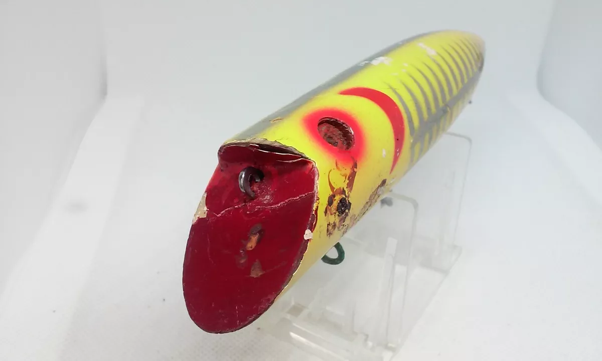 VINTAGE Heddon King Basser Yellow Shore 6