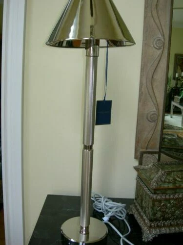 Lámparas de mesa de níquel Ralph Lauren