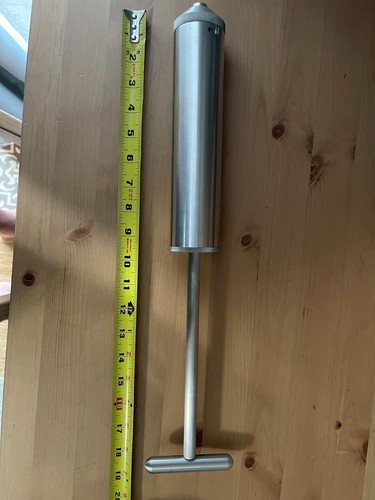 Aluminiowy wtryskiwacz do miękkiej formy przynęty plastizol 236 ml / 8 uncji strzykawka nowy - Zdjęcie 2 z 7