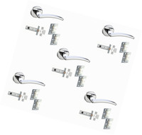 Entry Handleset Patio Front Door Toledo Lever Handle Lock Set Latch Hinges 5 Set Entry Handleset Patio Front Door Toledo Lever Handle Lock Set Latch Hinges 5 Set