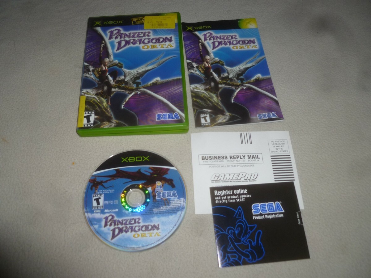 XBOX VIDEO GAME PANZER DRAGOON ORTA W CASE & MANUAL COMPLETE XBOX VIDEO GAME PANZER DRAGOON ORTA W CASE & MANUAL COMPLETE