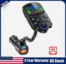 MP3 Wireless Adapter Hands-Free 3Port Charger Car Bluetooth FM Transmitter Radio