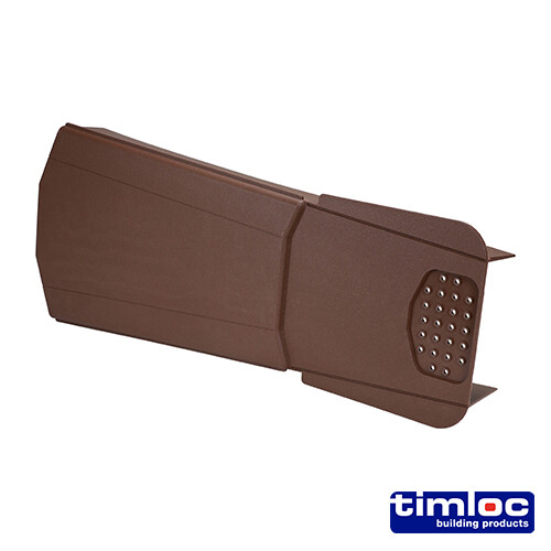 Timco Timloc Ambi-Verge Universal Dry Fix Unit Brown 99142 420x140/170 20 Pieces