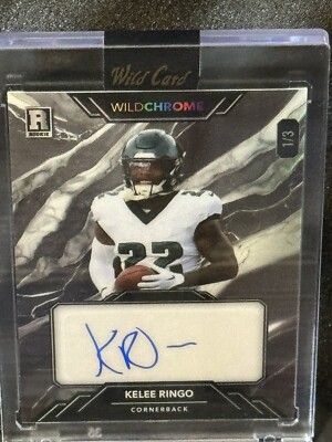 Kelee Ringo 2023 Wild Card WildChrome Auto Signature #1/3 Philadelphia ...