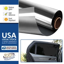 Ceramic PET  5% VLT 20" x 16FT Black Home Glass Window Tint Roll Film US