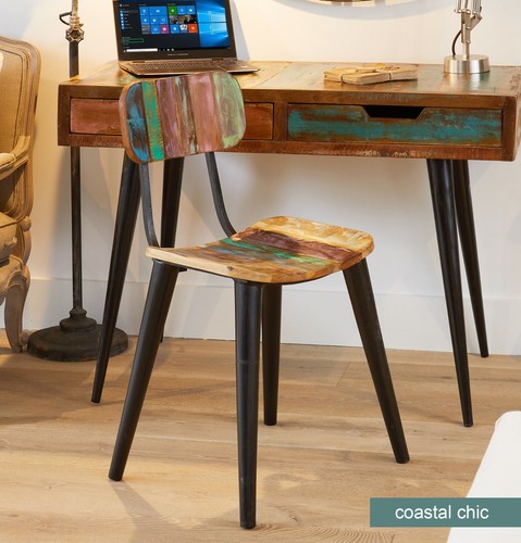 2 x Baumhaus COASTAL CHIC Dining Chairs (IRS03A) SRP £275 *2 of 2 Pairs Listed* - Picture 2 of 3