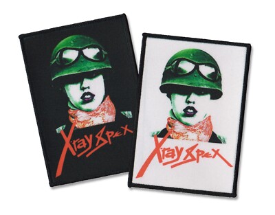 X-Ray Spex Punk Sew-on Patch 1977 Poly Styrene Dayglo