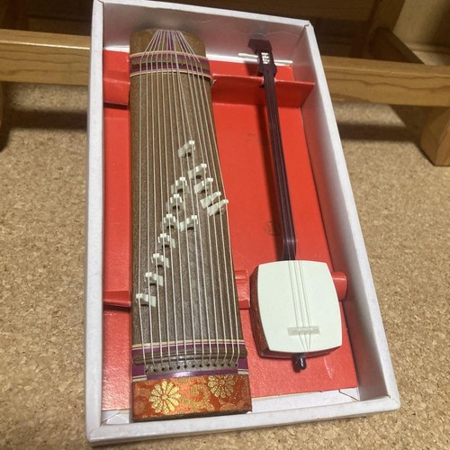 Japanisches Musikinstrument Mini Koto Shamisen Set - Bild 13 von 13