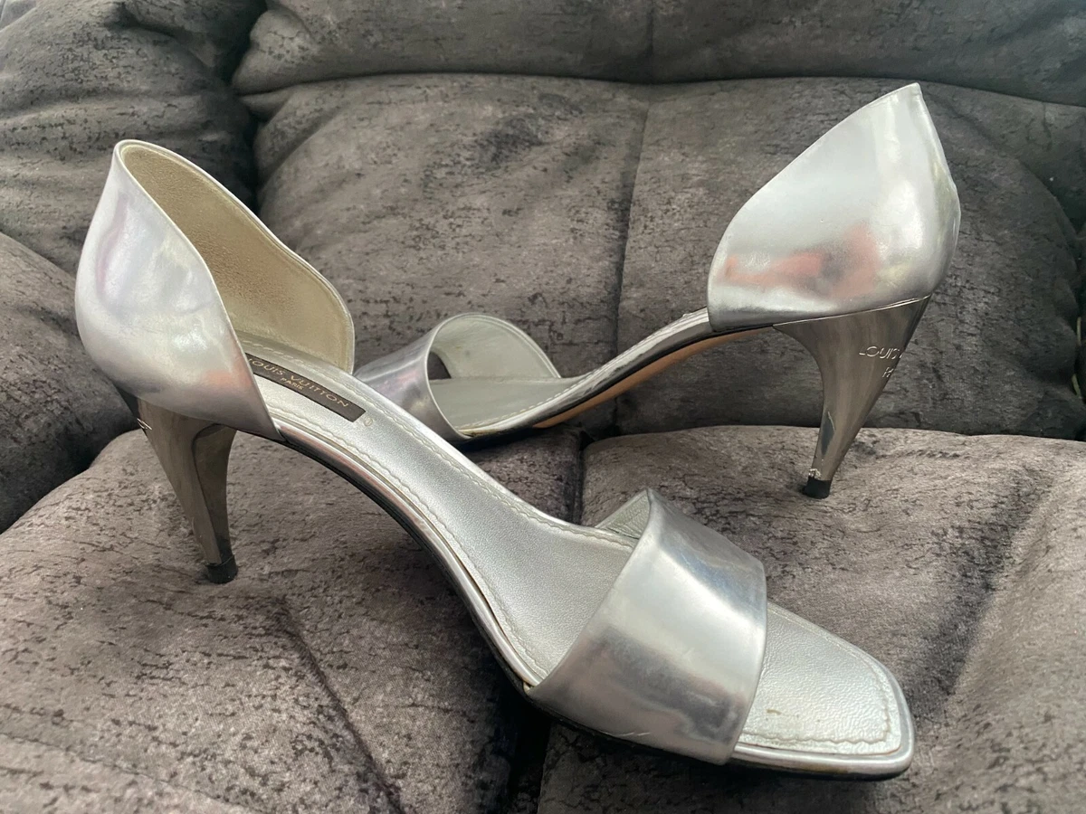 Louis Vuitton Silver Sandals