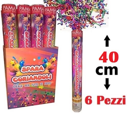 Cannoni Di Coriandoli Da 6 Confezioni, Coriandoli Biodegradabili Sparatutto Di Cannoni Di Carta Per Feste Di Compleanno Per Matrimoni Forniture Per Feste Di Natale Battqx