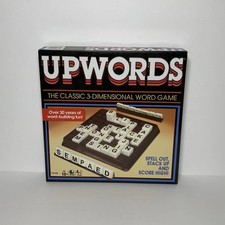 UPWORDS The Classic 3D Word Building Board Game COMPLETE (Hasbro