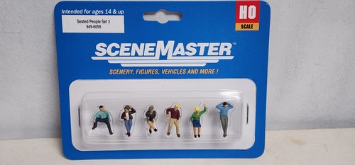 Walthers People 949-6059 SceneMaster Juego de peatones sentados #3 HO Model Railroad | Zustand: New