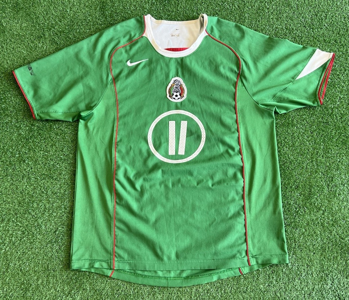 Mexico National Soccer Jersey 2003-04 Ramon Morales Nike Size