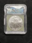 2006 $1 Silver American Eagle ICG MS 70 First Day of Issue 6156 of 6873