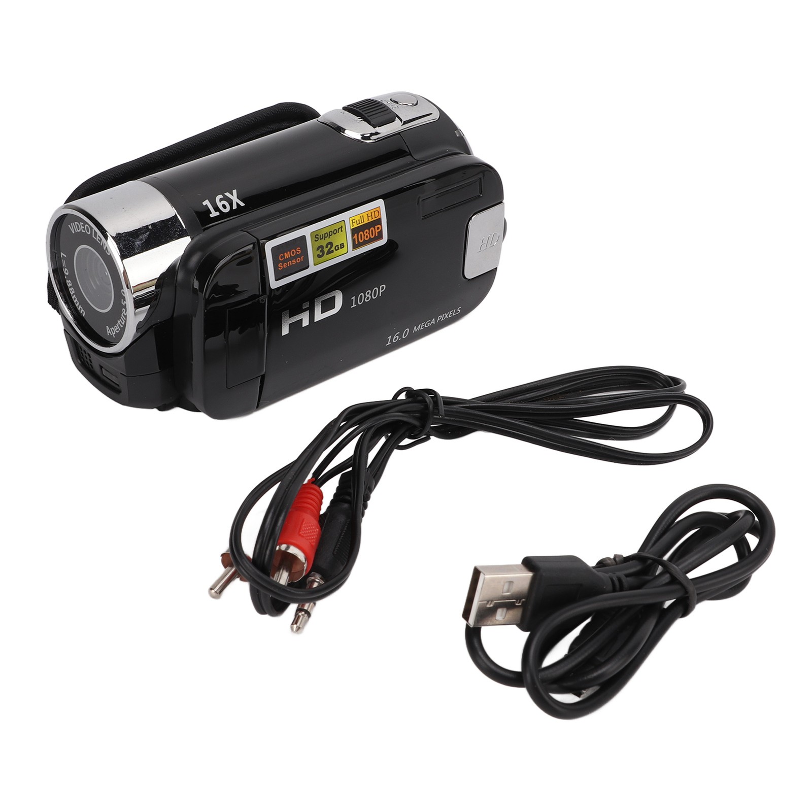 Full 1080p Portable 16mp 2.7inch Color Screen Digital