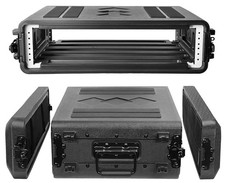 Diandian 2U Rack Case Shallow 17" Depth, 19" Rackmount Flight Case, Watertigh...