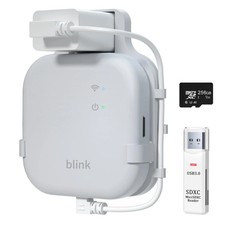 256GB Micro SD Card Outlet Wall Mount for Blink Sync Module XR w/ Short Cable