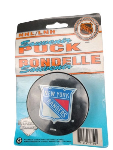 Vintage New York NY Rangers InGlasCo Official NHL Team Souvenir Hockey Puck - Picture 2 of 3