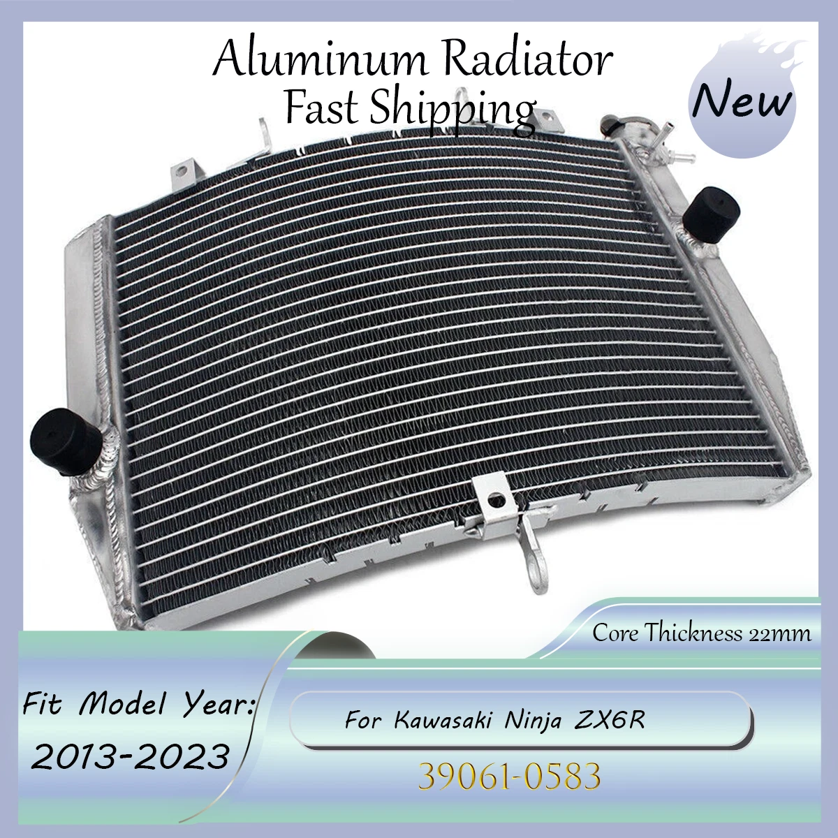 Motorcycle Radiators for Kawasaki Ninja ZX6 for sale | eBay