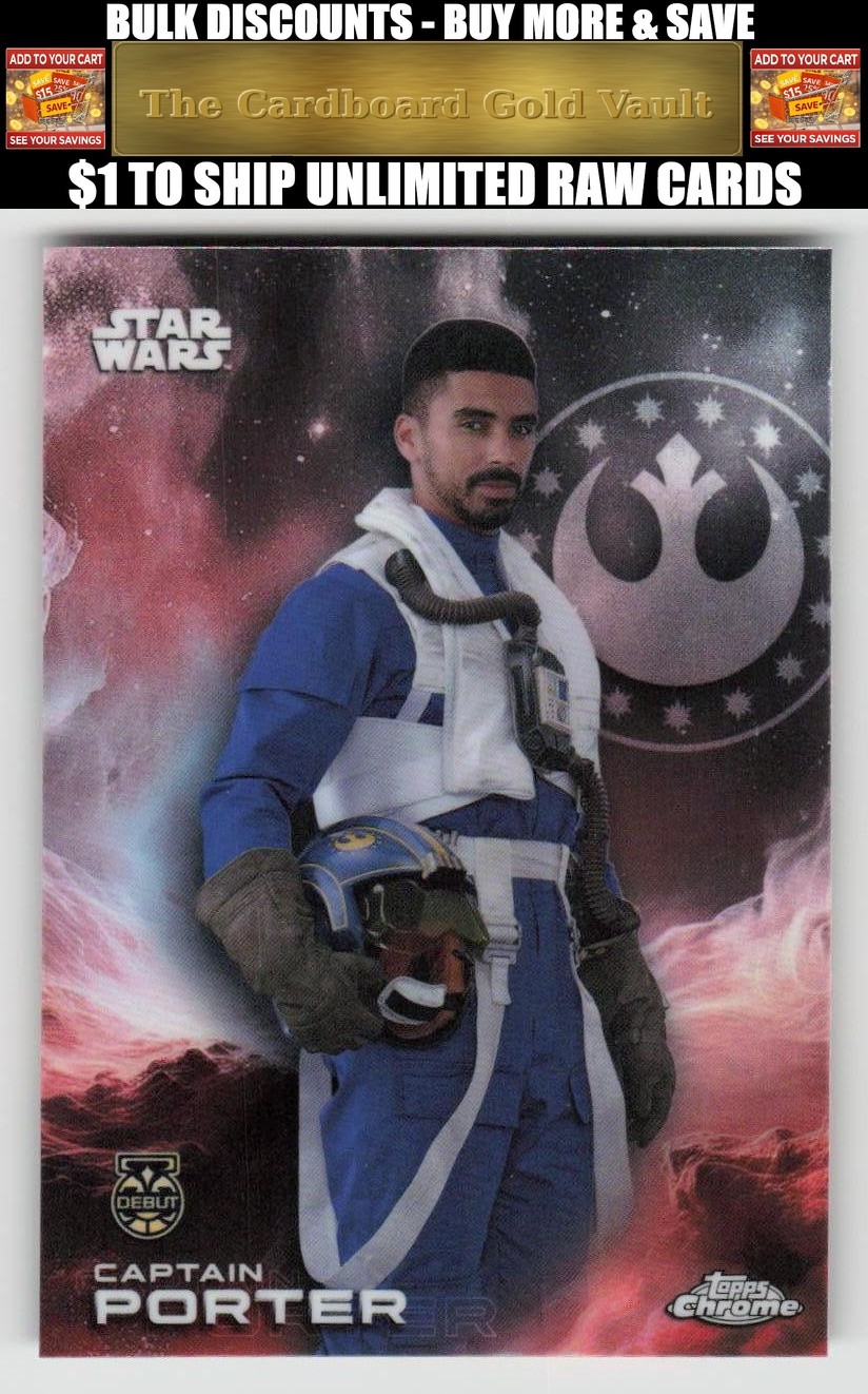 2025 Topps Chrome Star Wars Captain Porter #20