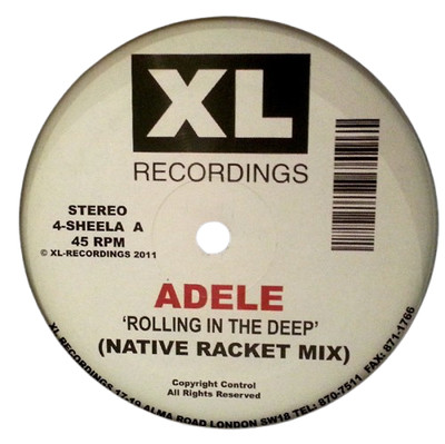 Adele - 'Rolling In The Deep' 12''