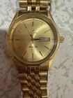 Bulova Marine Star Men's Gold Tone Quartz Day/Date Analog Wristwatch 100m — photo 2